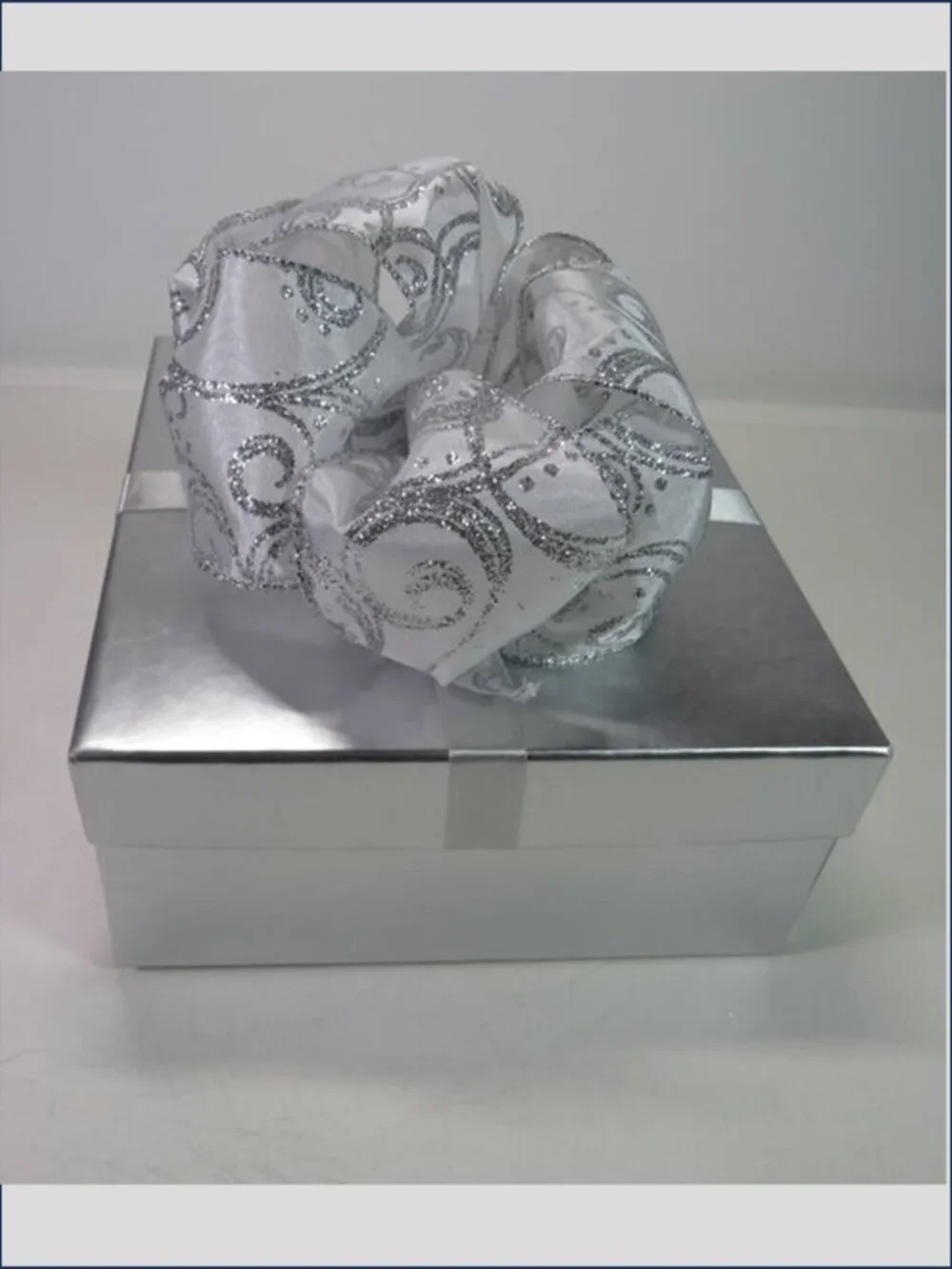 Premium Holiday Gift Box Bundle (3-Pack) Red & Metallic Silver with Bows